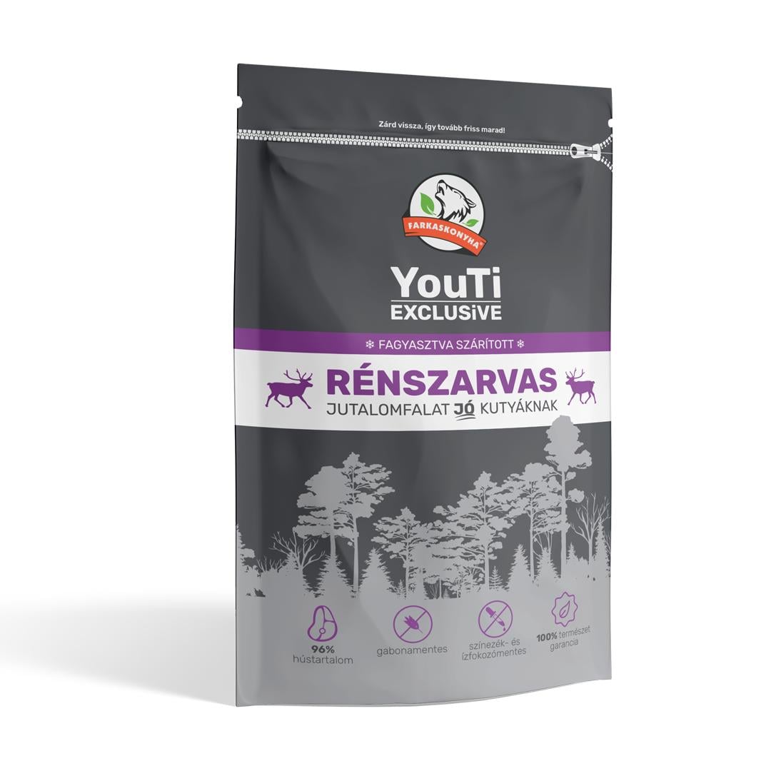Farkaskonyha YouTi Exclusive Rénszarvas jutalomfalat