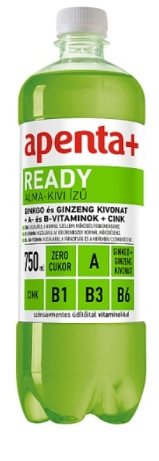 Apenta+ Ready alma-kivi ízű szénsavmentes, energiamentes üdítőital vitaminokkal