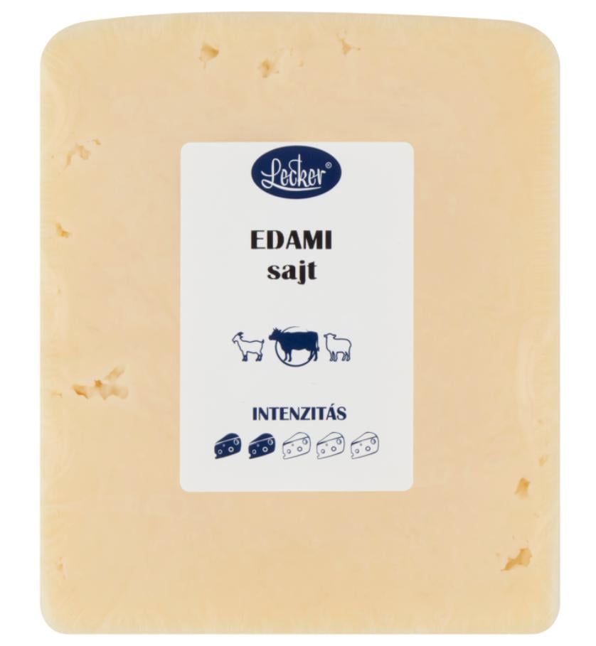 Lecker darabolt Edami félzsíros, félkemény sajt
