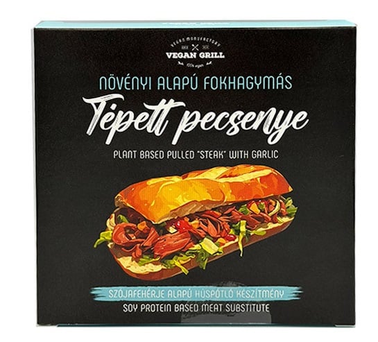 Vegan Grill Vegán tépett fokhagymás "pecsenye"