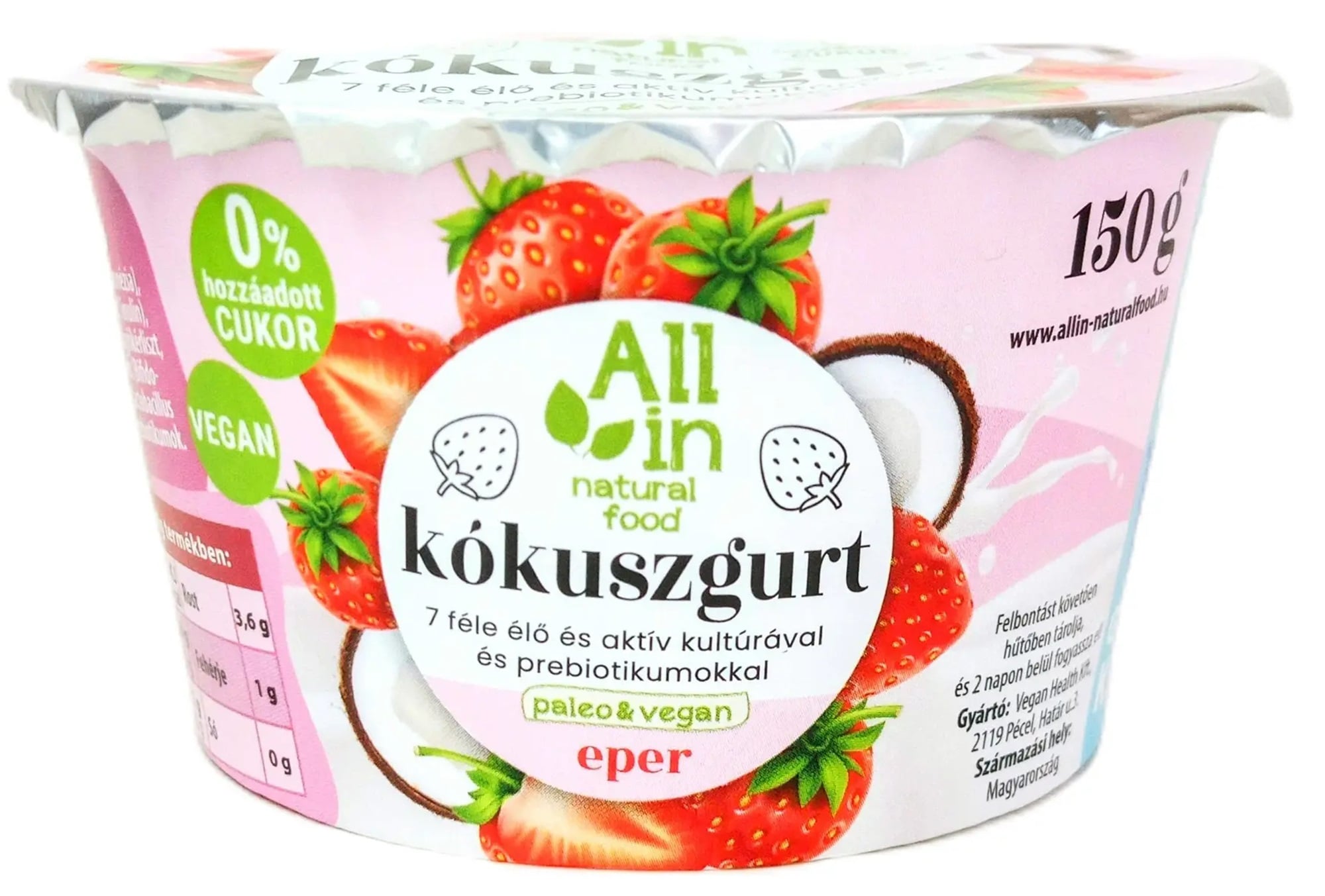 All in Natural Food epres kókuszgurt