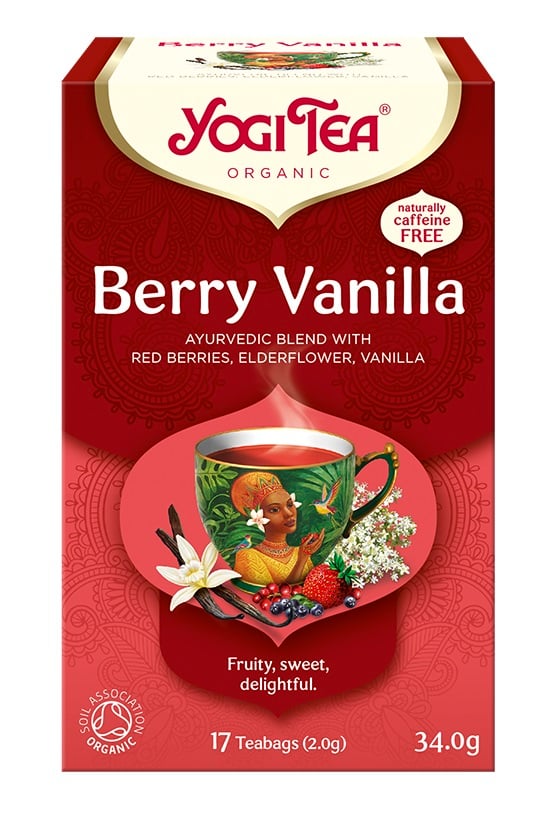 Yogi Tea® Bogyós gyümölcsös bio tea vaníliával