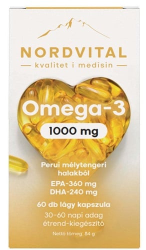 Nordvital Omega-3 Halolaj 60 db