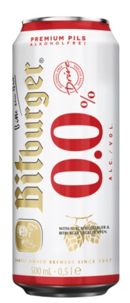 Bitburger Drive német alkoholmentes világos sör 0,0%