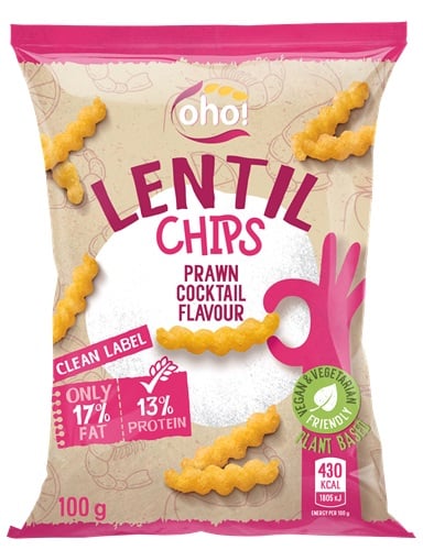 OHO lencse snack garnélás