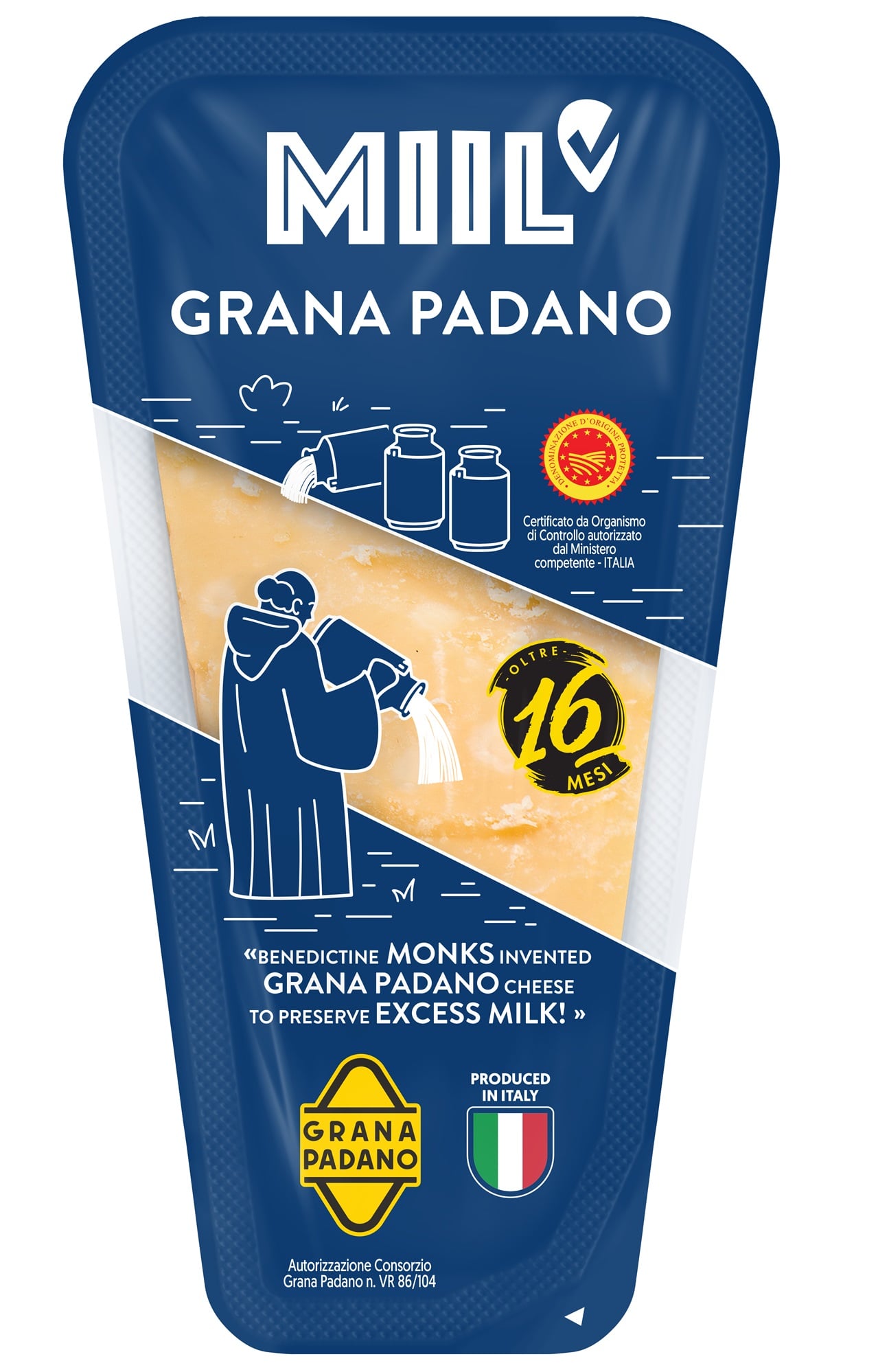 MIIL Grana Padano DOP sajt 16 hónapig érlelt