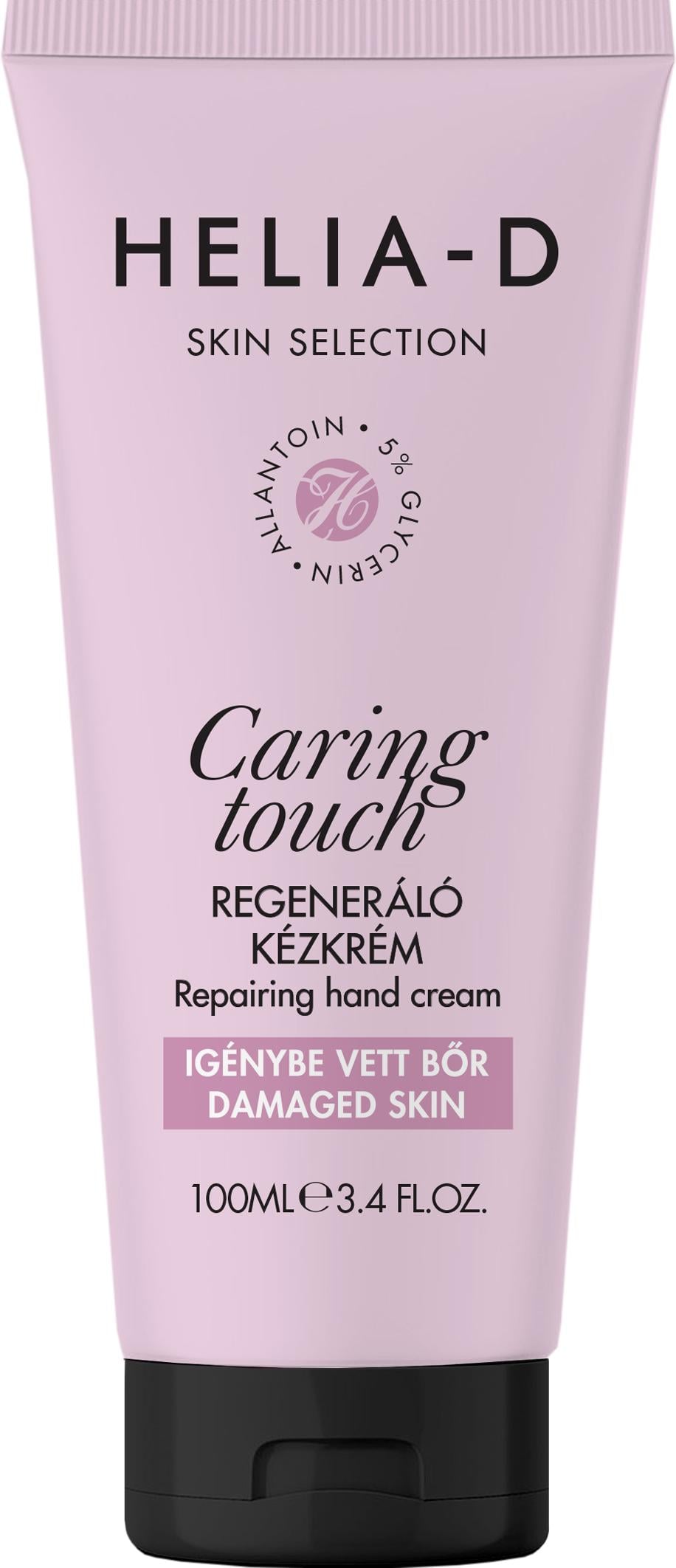 Helia-D Skin Selection Regeneráló kézkrém igénybe vett bőrre