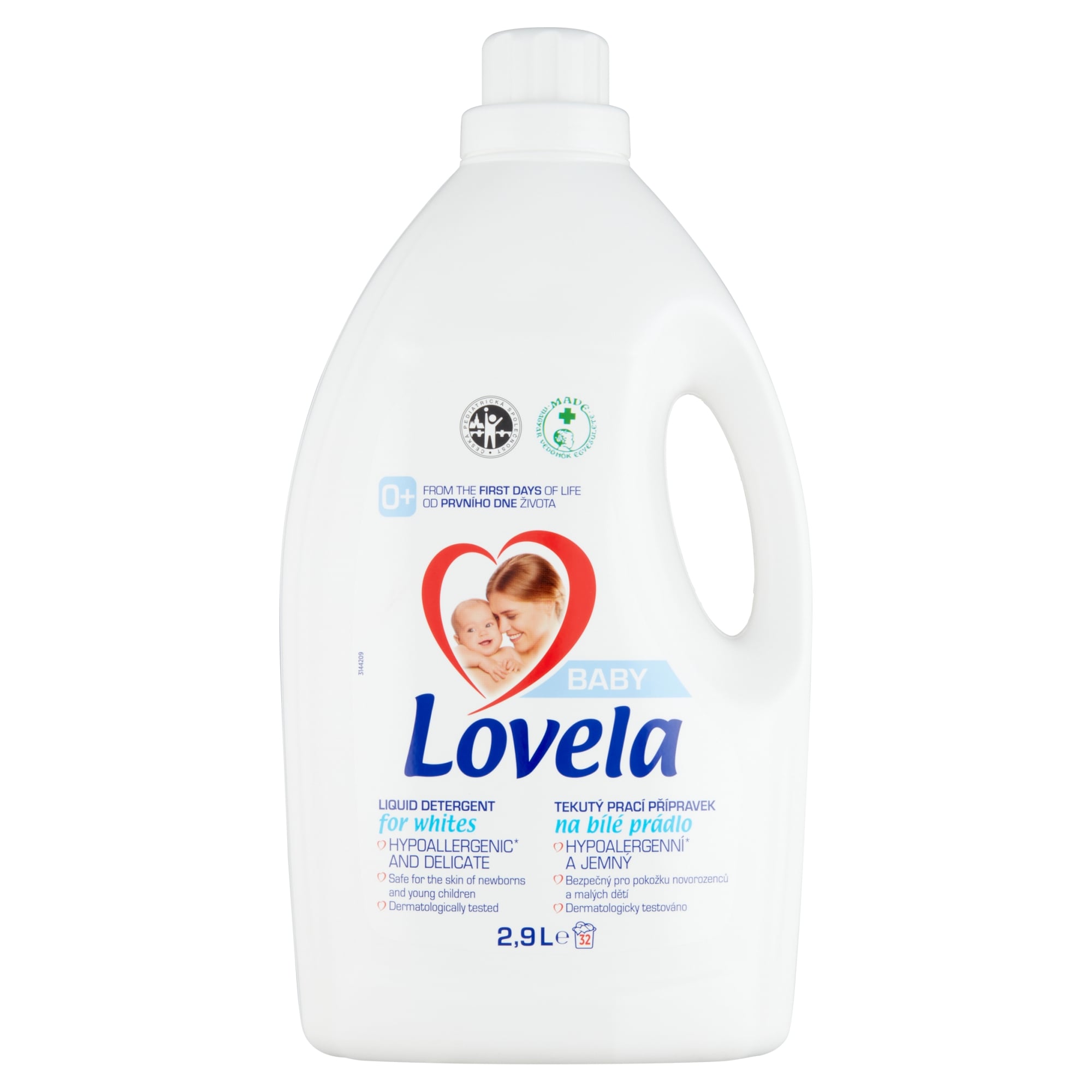 Lovela Baby Hipoallergén folyékony mosószer fehér ruhákhoz 2.9l