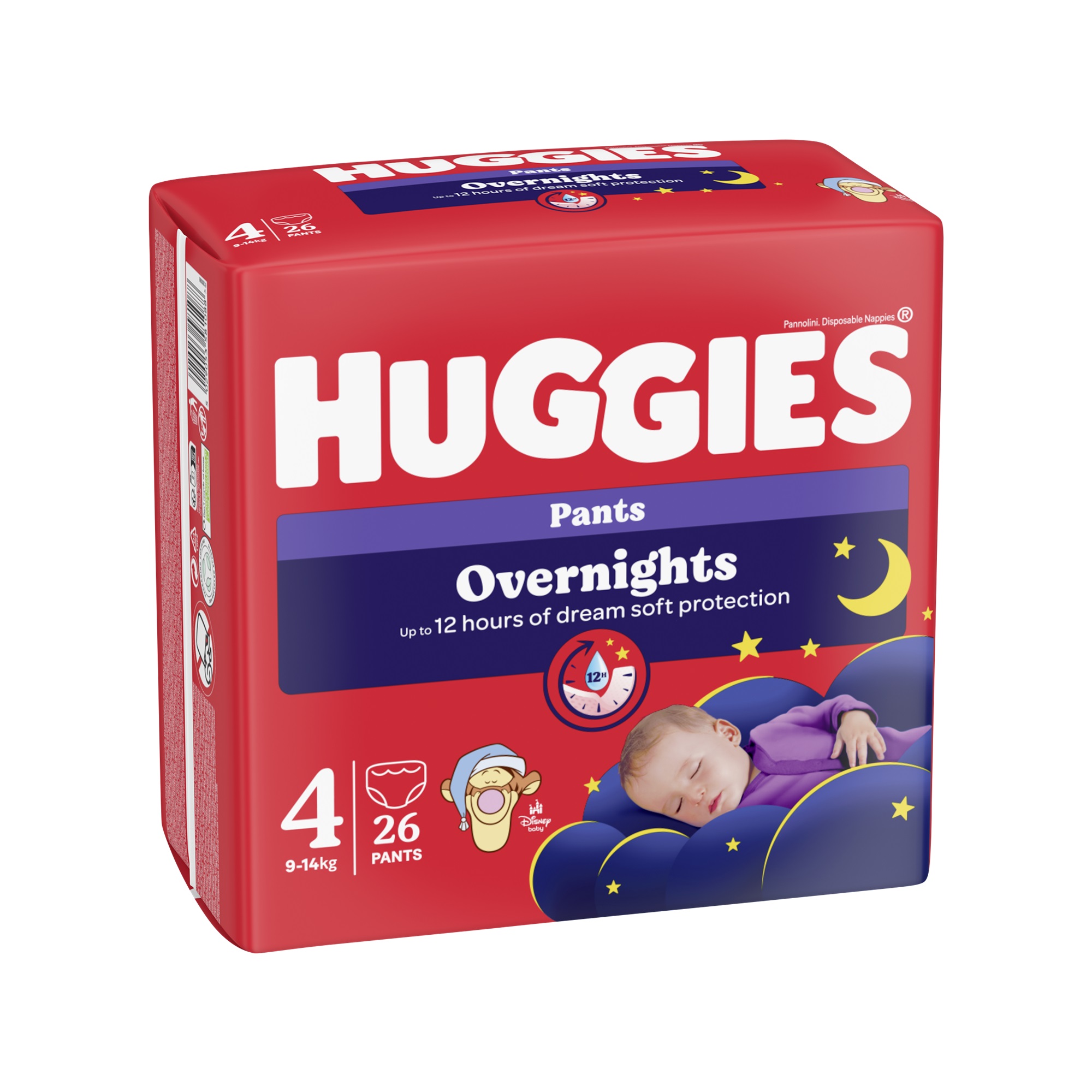 Huggies Overnight Pants éjszakai bugyipelenka méret: 4