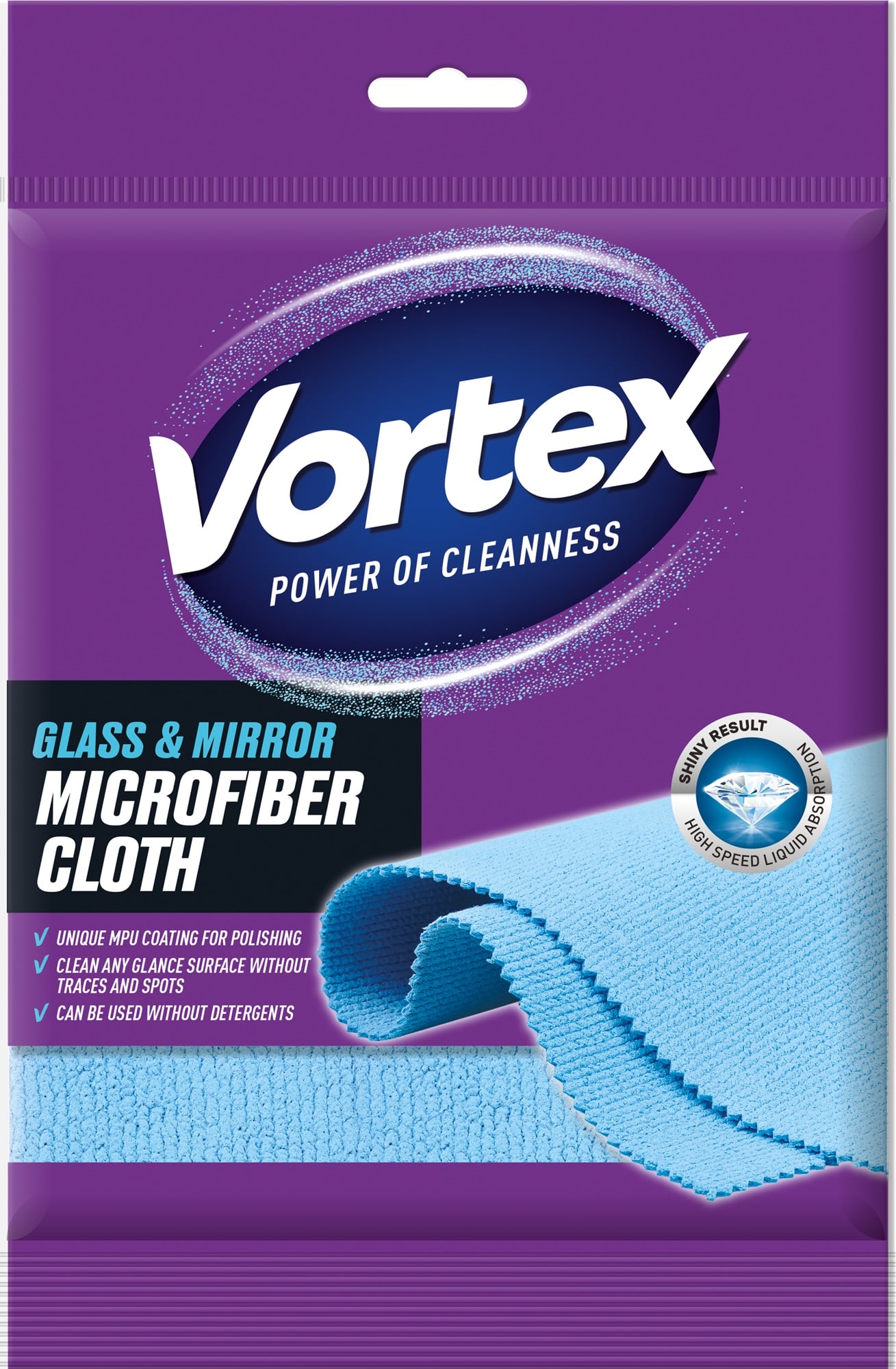 Vortex Microszálas kendő üvegre és tükörre
