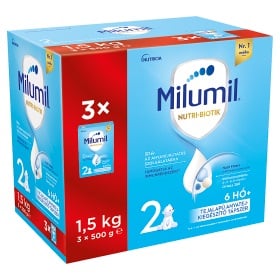 Milumil 2 anyatej-kiegészítő tápszer - 6 hónapos kortól