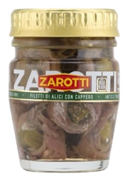 Zarotti Szardella filé kapribogyóval, olívaolajban (60 g)