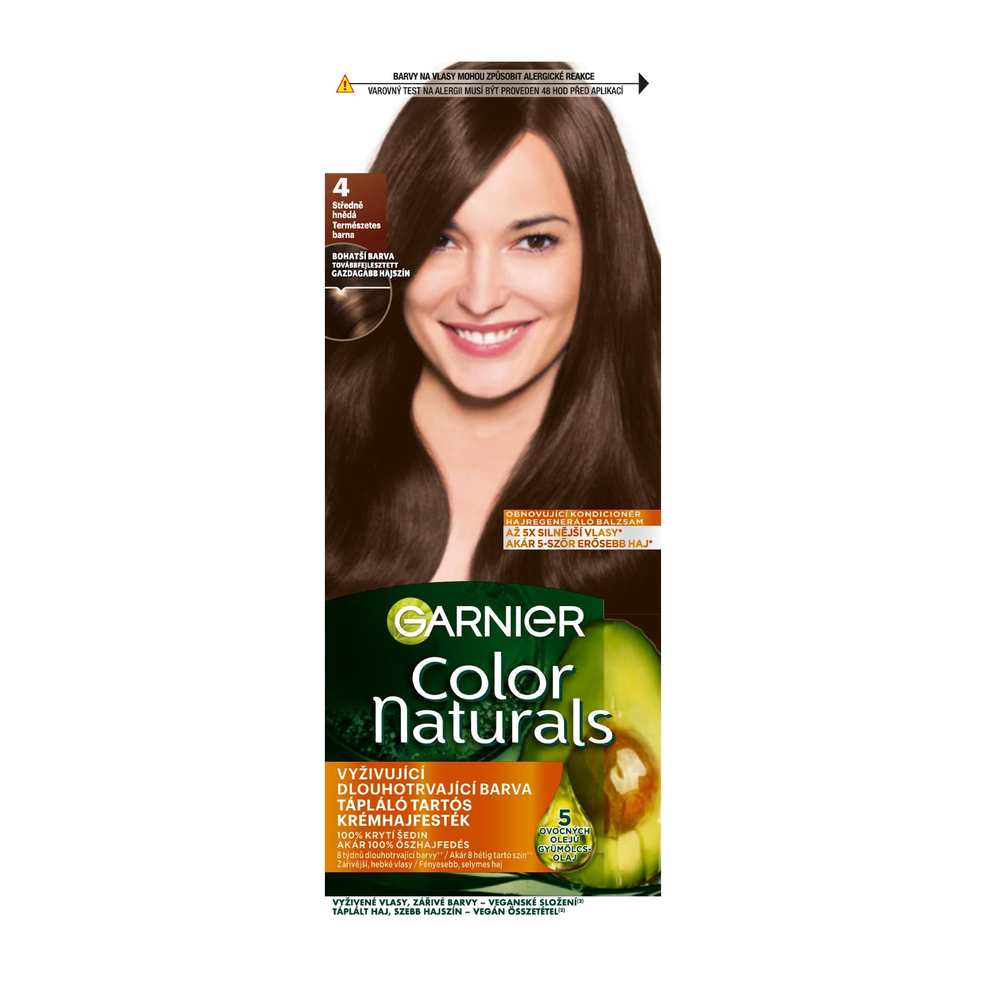 Garnier Color Naturals Tartós hajfesték 4 Természetes barna