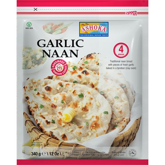 Ashoka Fokhagymás Naan kenyér