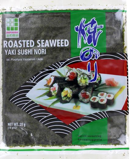 JH Foods Yaki sushi nori tengeri algalapok green