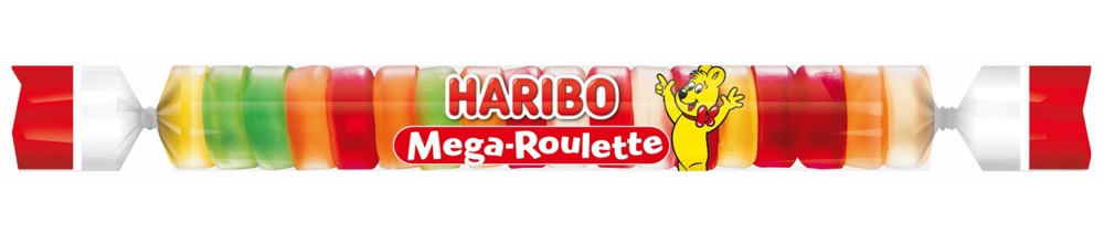 Haribo Mega-Roulette Gyümölcsízű gumicukor