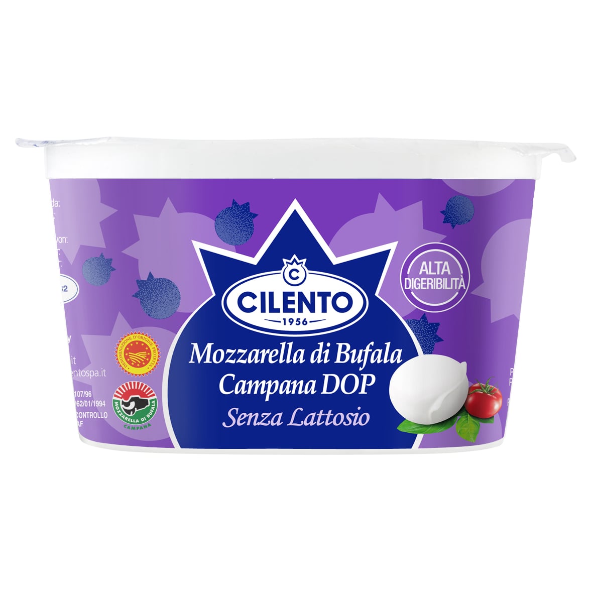 Cilento Buffalo mozzarella PDO laktózmentes