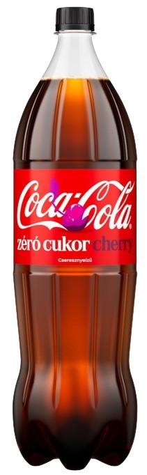 Coca-Cola Zero Cherry colaízű energiamentes szénsavas üdítőital cseresznye ízesítéssel