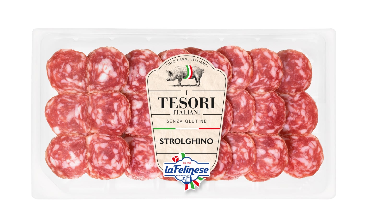 LaFelinese Szeletelt Strolghino olasz szalámi
