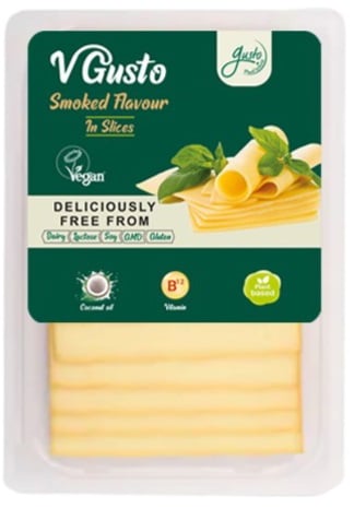 Gusto Vegan Füstölt Gouda ízű szeletek (hozzáadott B vitaminal)