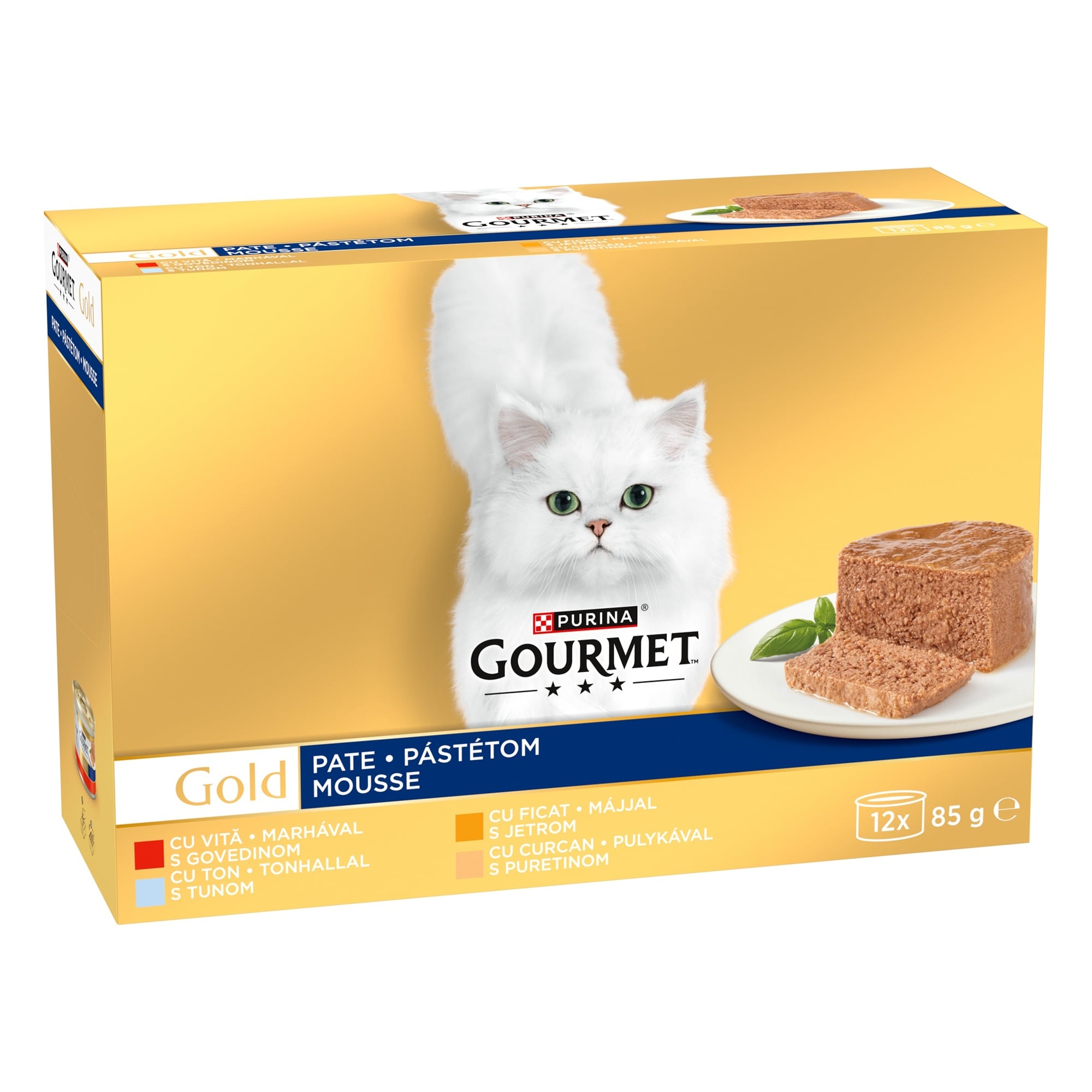 Gourmet Gold Pástétom nedves macskaeledel (12x85g)