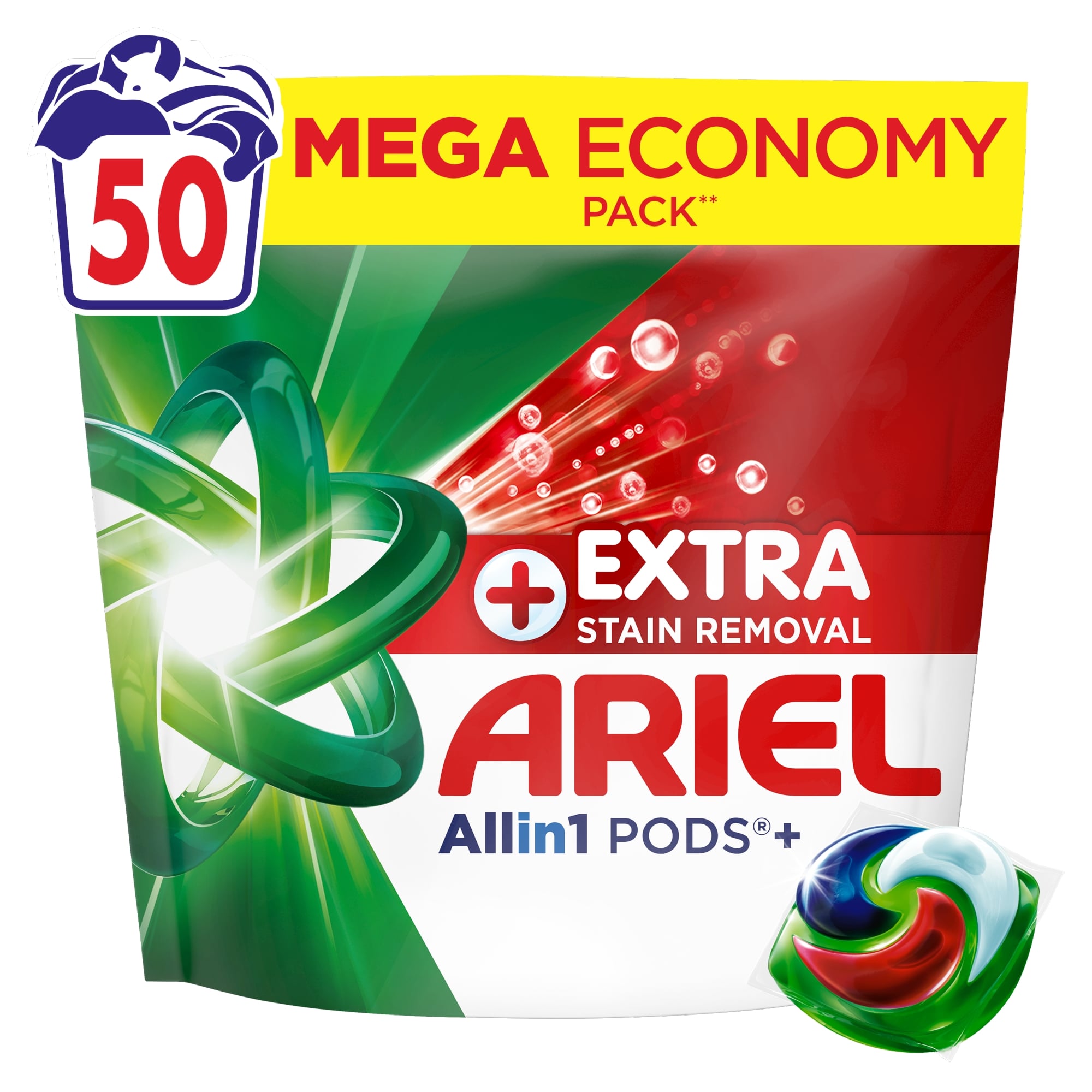 Ariel PODS+ Mosókapszula Extra Clean 50 db