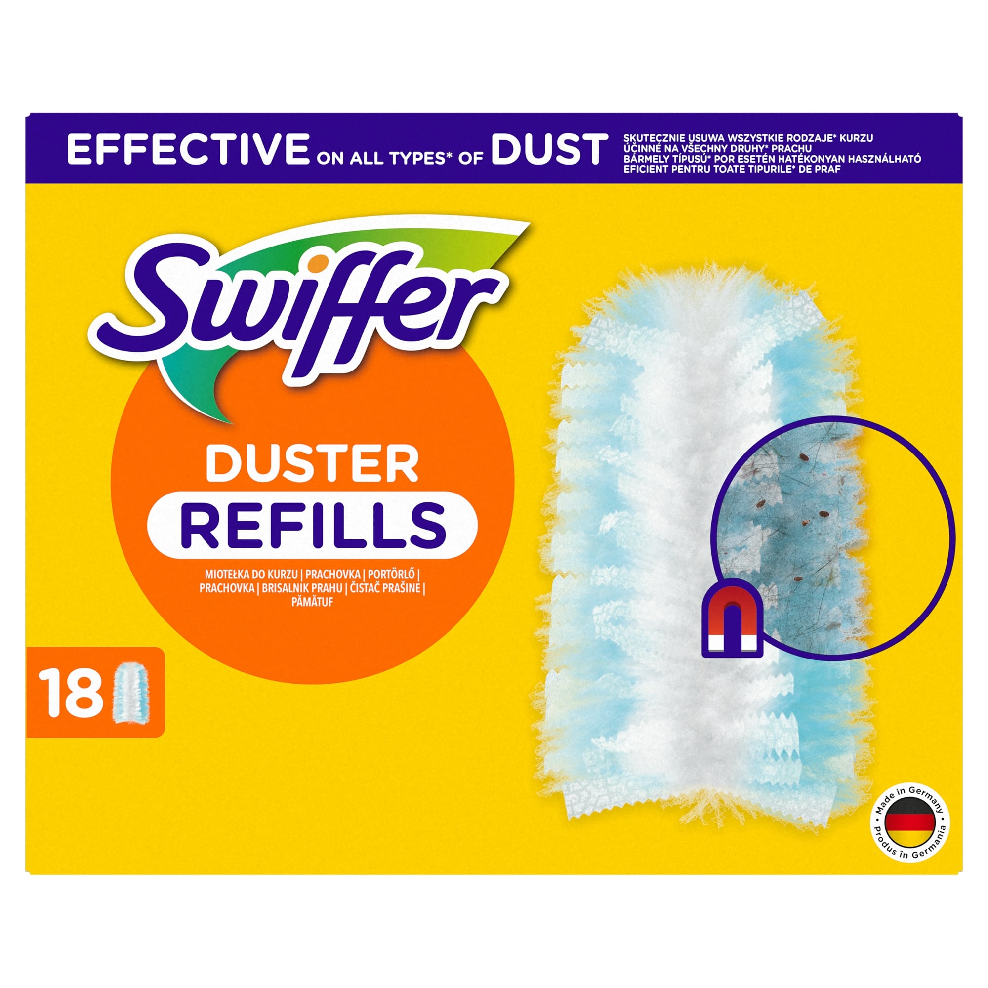 Swiffer Duster Portalanító Utántöltő Kefe, 18 db