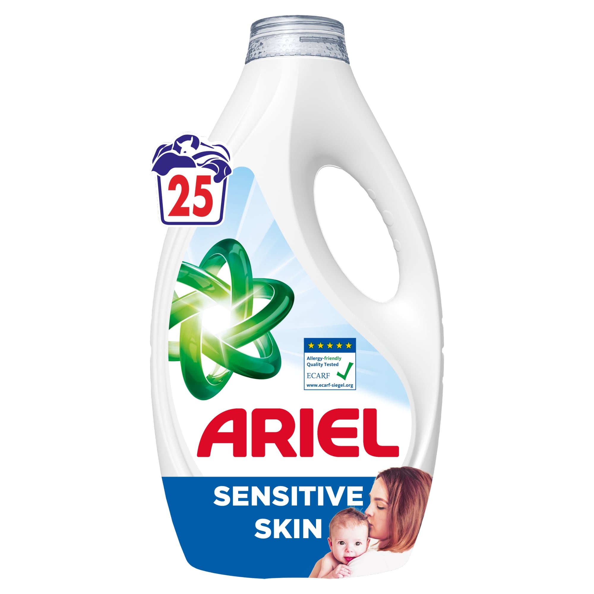 Ariel Folyékony Mosószer Sensitive 25 mosáshoz, 1.125 l