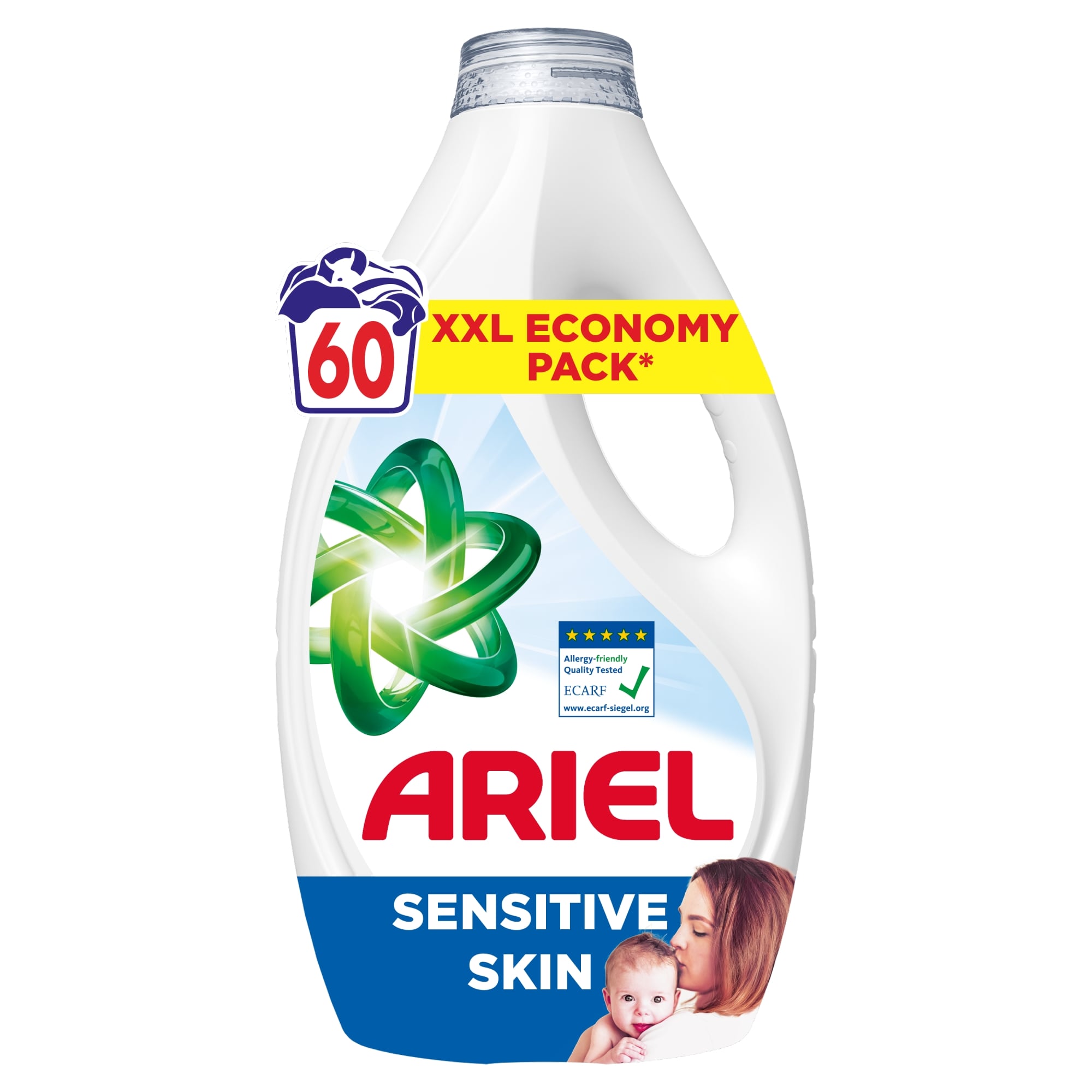 Ariel Folyékony mosószer Sensitive , 2.7 l