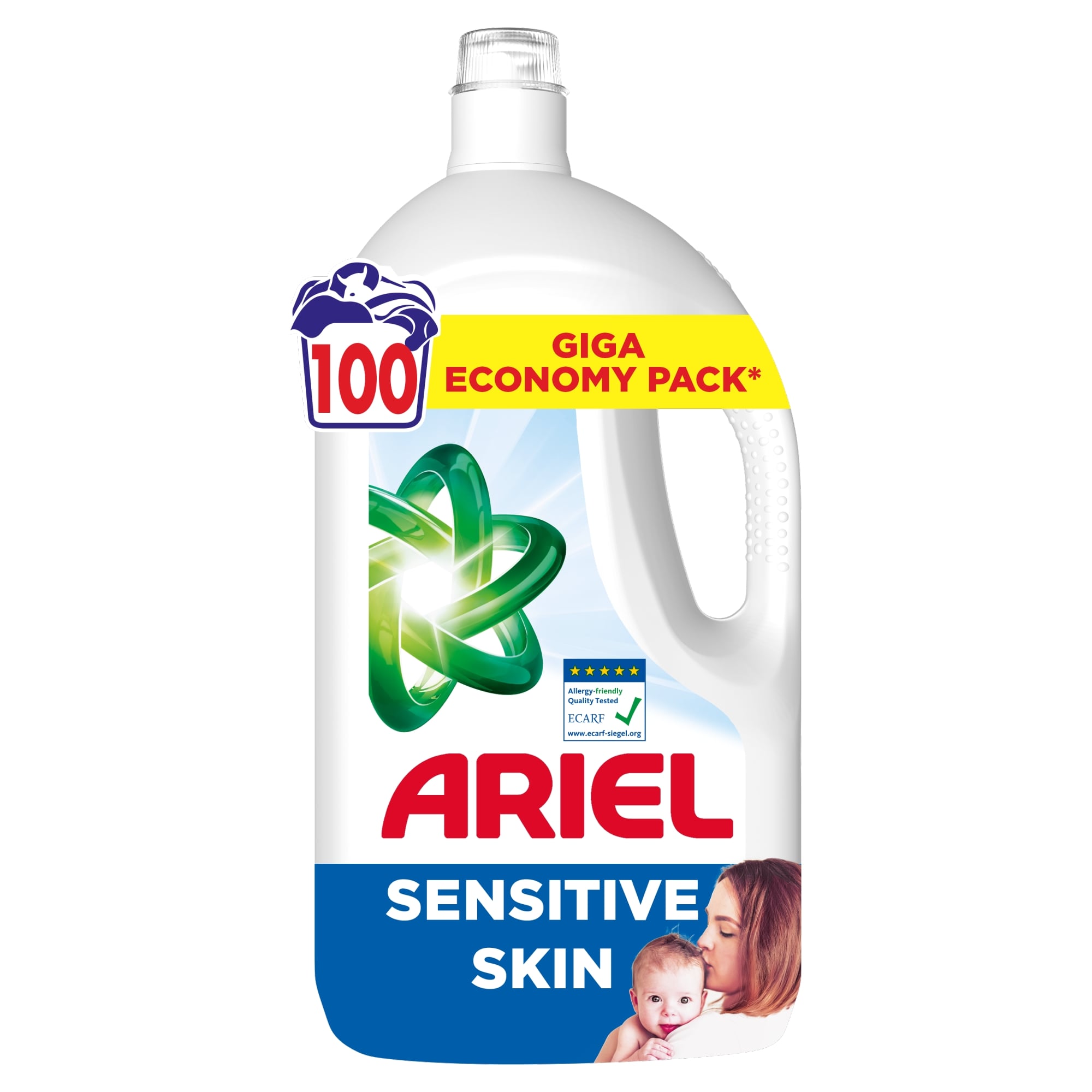 Ariel Folyékony mosószer Sensitive , 4.5 l