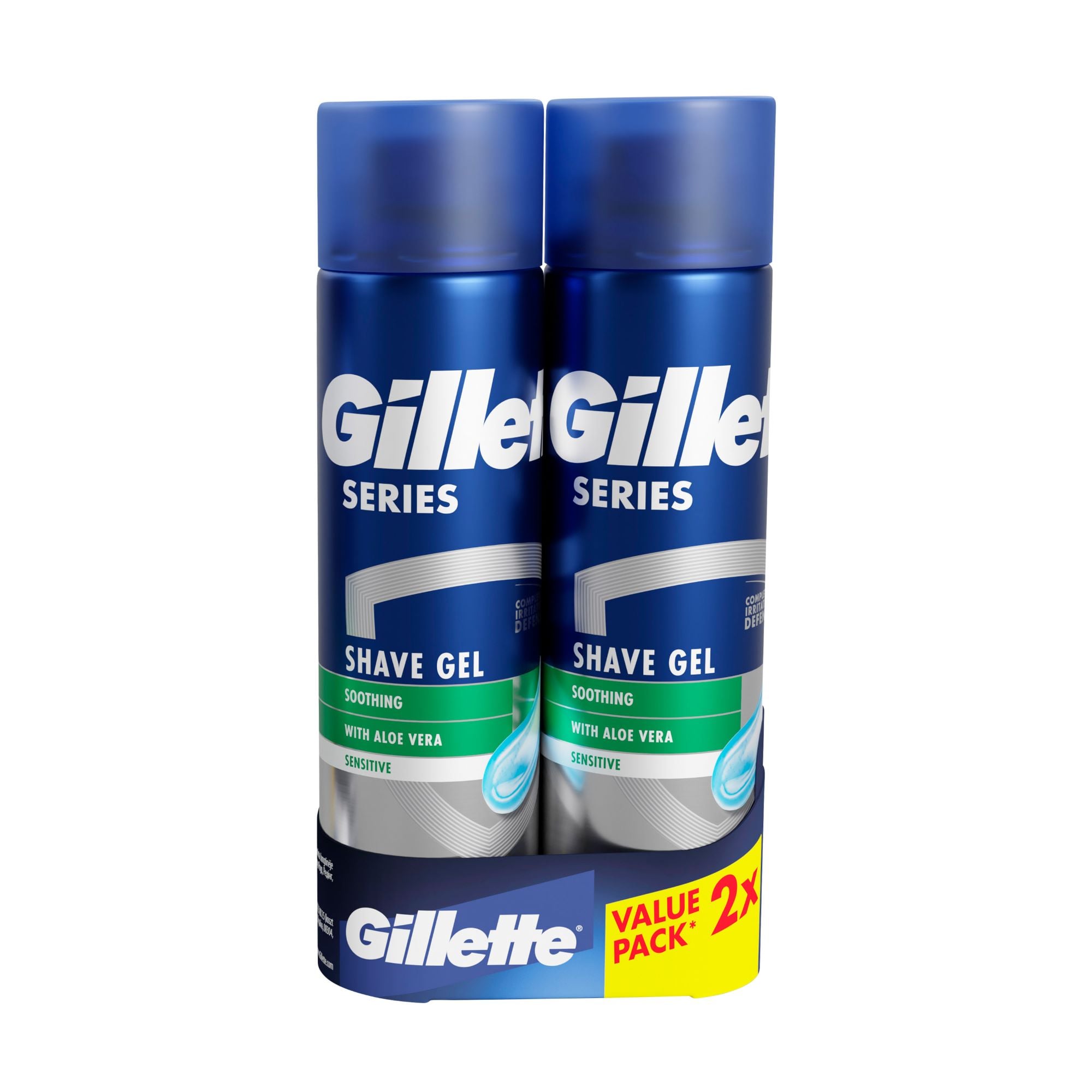 Gillette Series Nyugtató Hatású Borotvazselé, 2x200ml