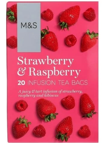 Marks & Spencer Hibiszkusz, eper és málna ízű tea