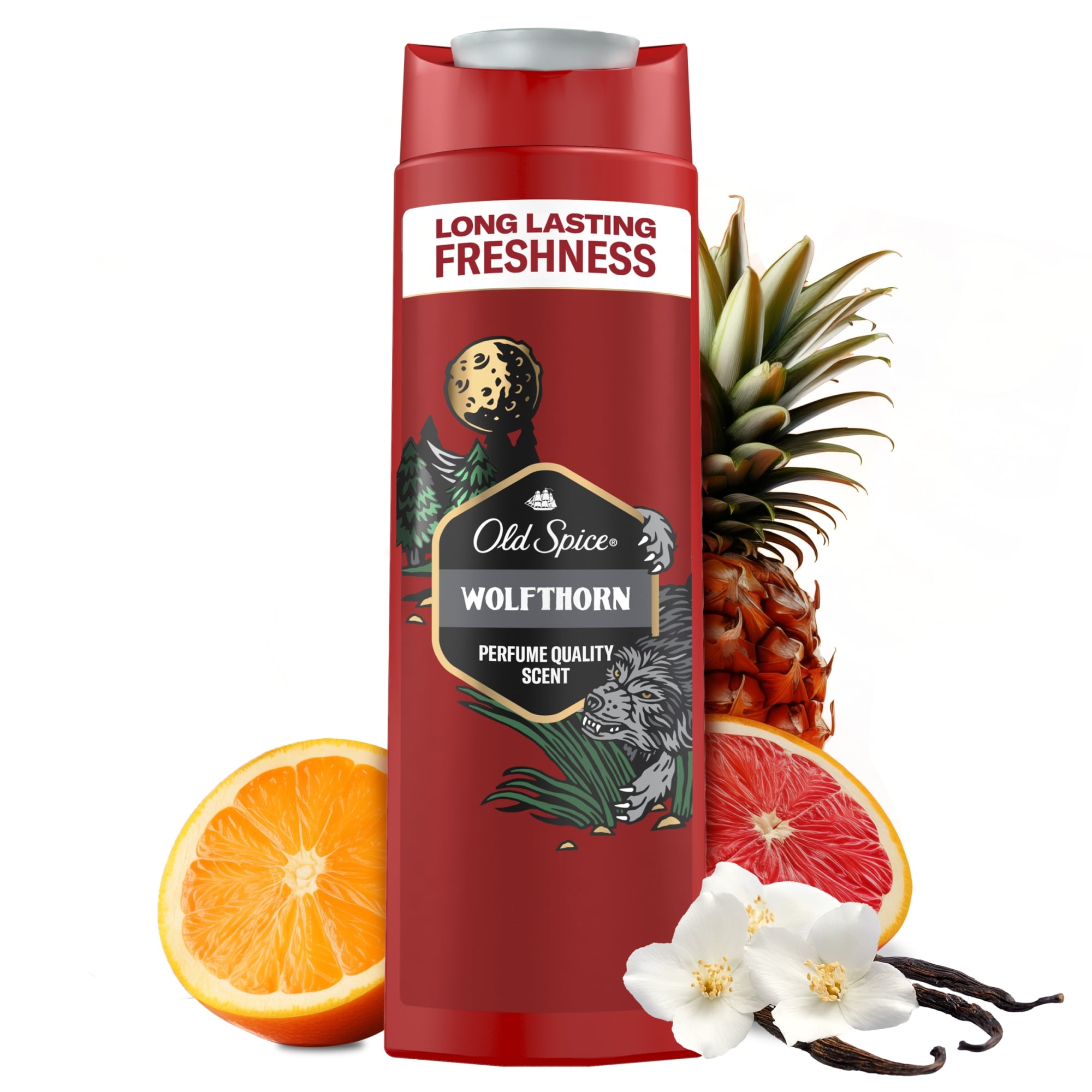 Old Spice Wolfthorn 3 az 1-ben Tusfürdő és Sampon