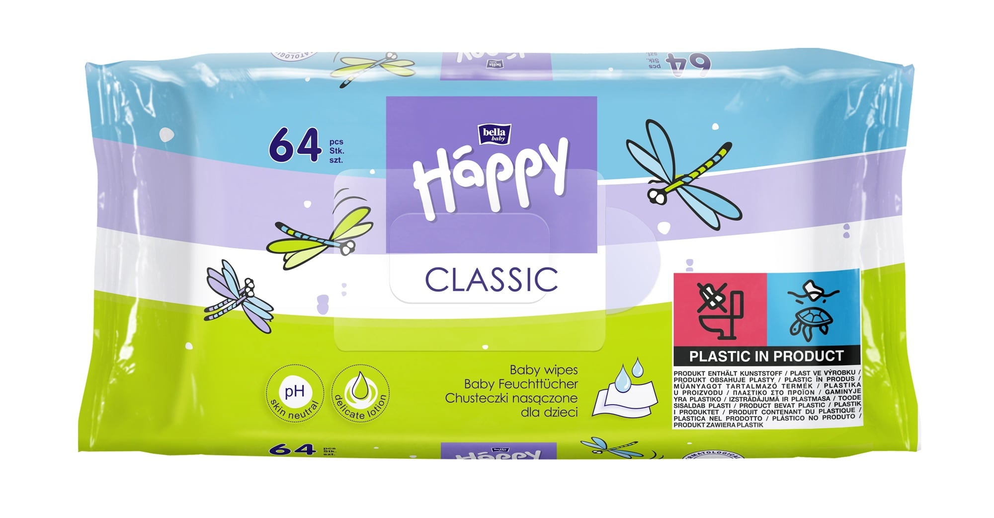 Bella Baby Happy Classic Nedves Törlőkendő