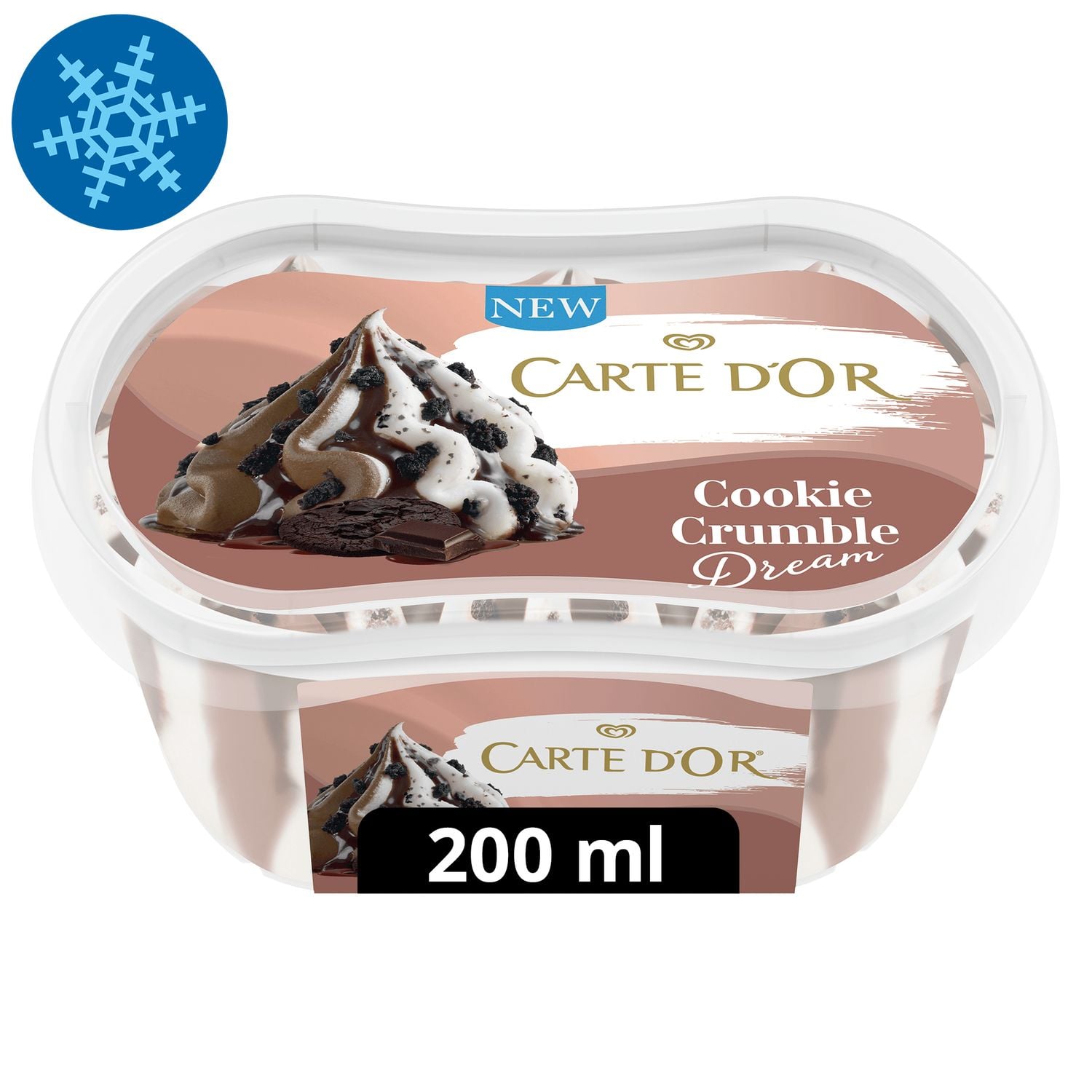 CARTE D'OR Mini Jégkrém Csokoládés-Kekszes 200ml