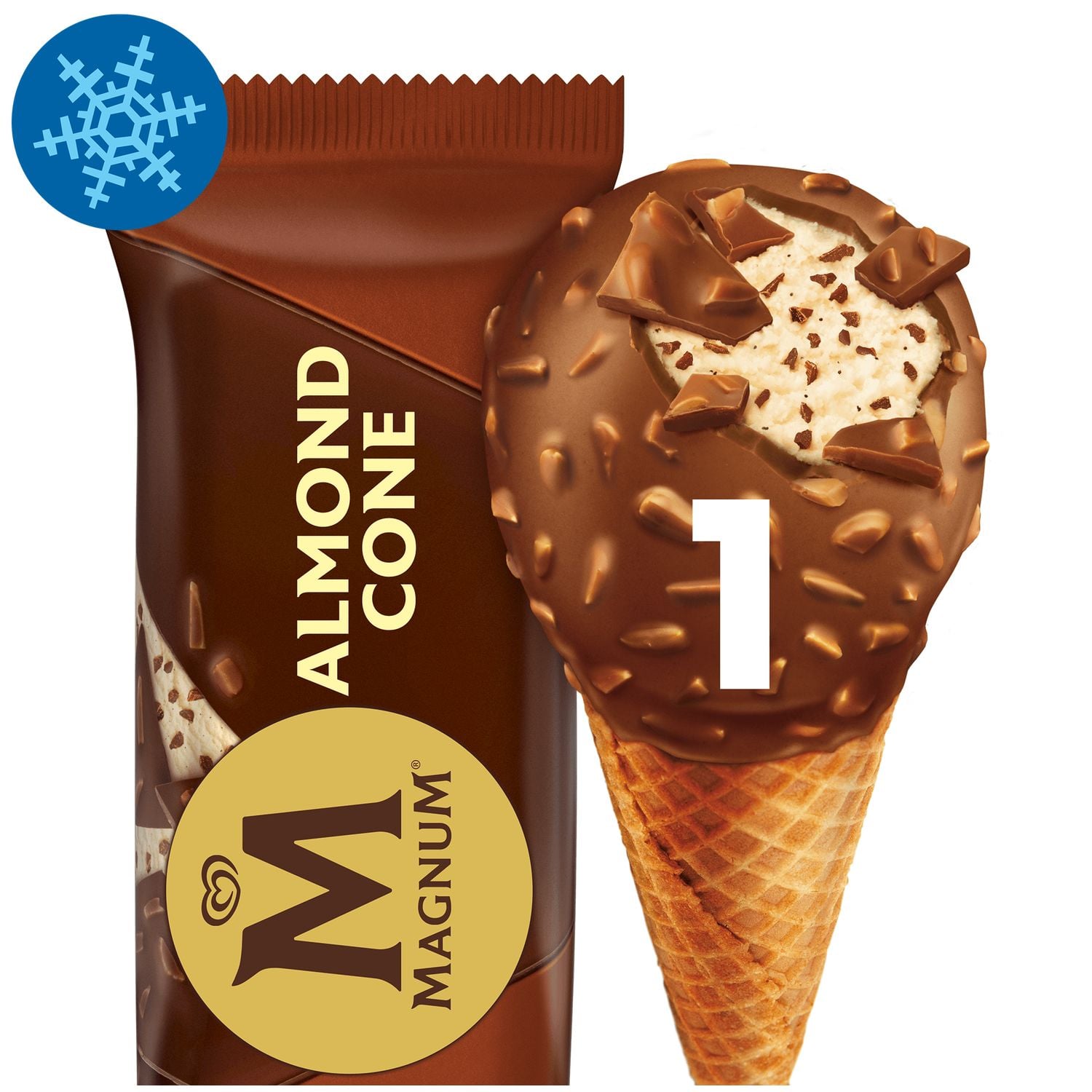 Magnum Tölcséres Jégkrém Mandula