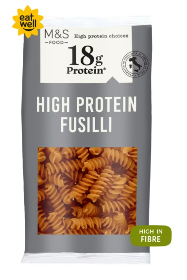 Marks & Spencer Tészta borsólisztből, durumbúza szemolinából és borsófehérje izolátumból