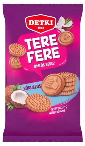 Detki Tere-Fere kókuszos omlós keksz