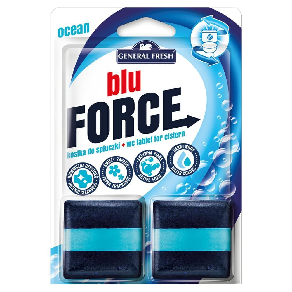 BLUE FORCE WC tartály kocka tenger illattal 2x50g