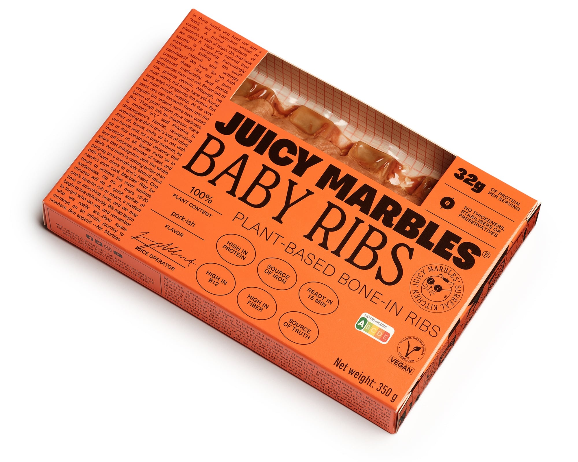 Juicy Marbles vegán borda stílusú félkész étel