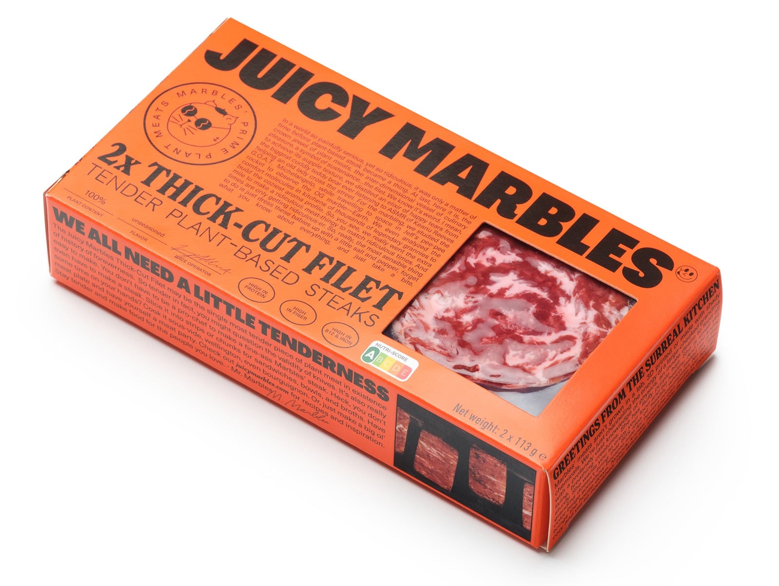 Juicy Marbles vegán steak stílusú szelet (2 szelet)
