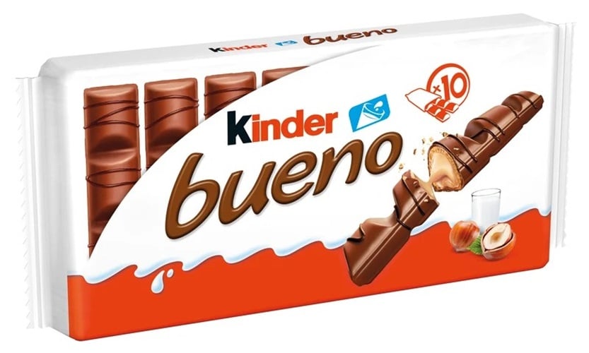 Kinder Bueno tejcsokoládés 10 darabos multipack