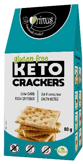 Primus Gluténmentes Vegán Keto Crakers