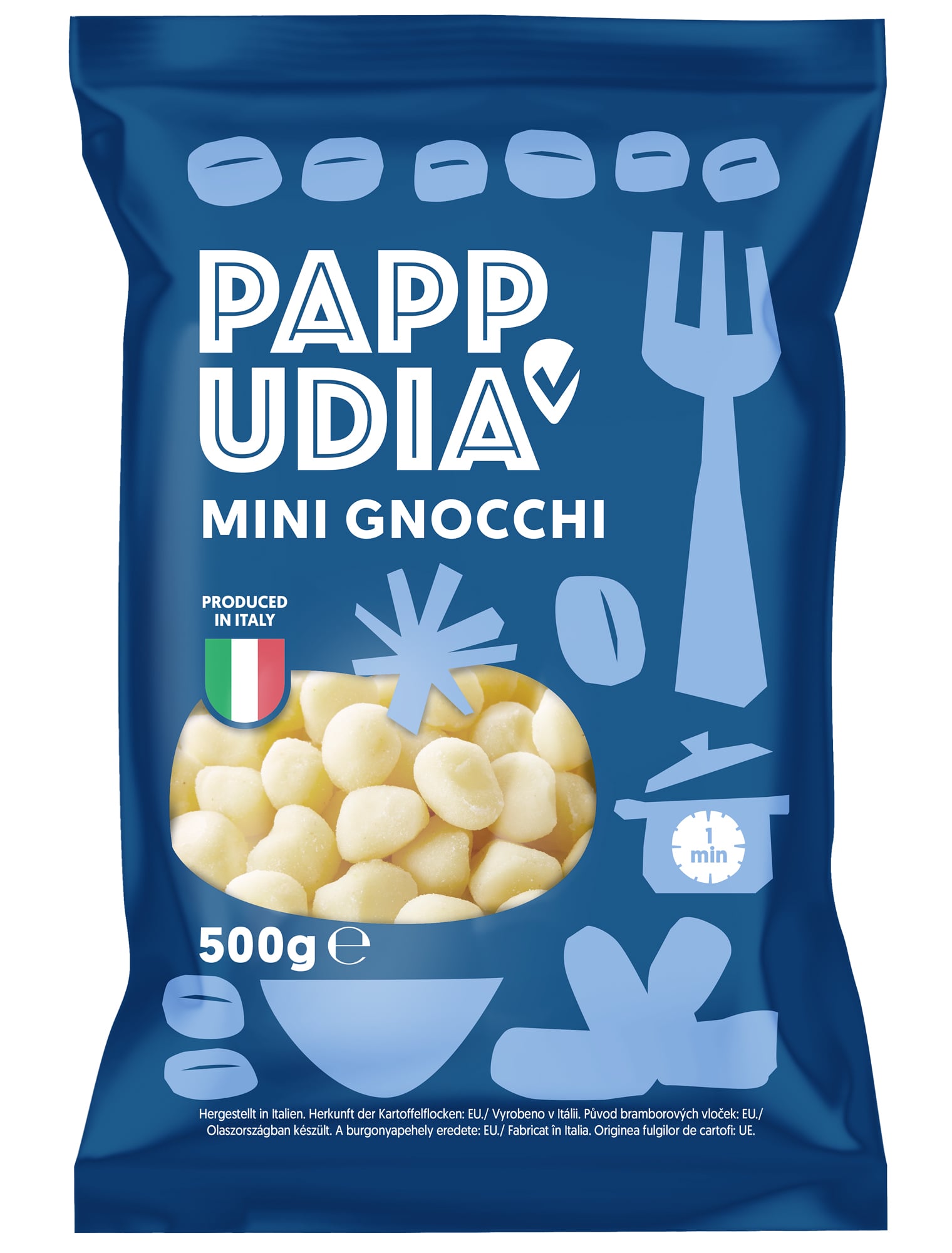 Pappudia mini burgonya gnocchi
