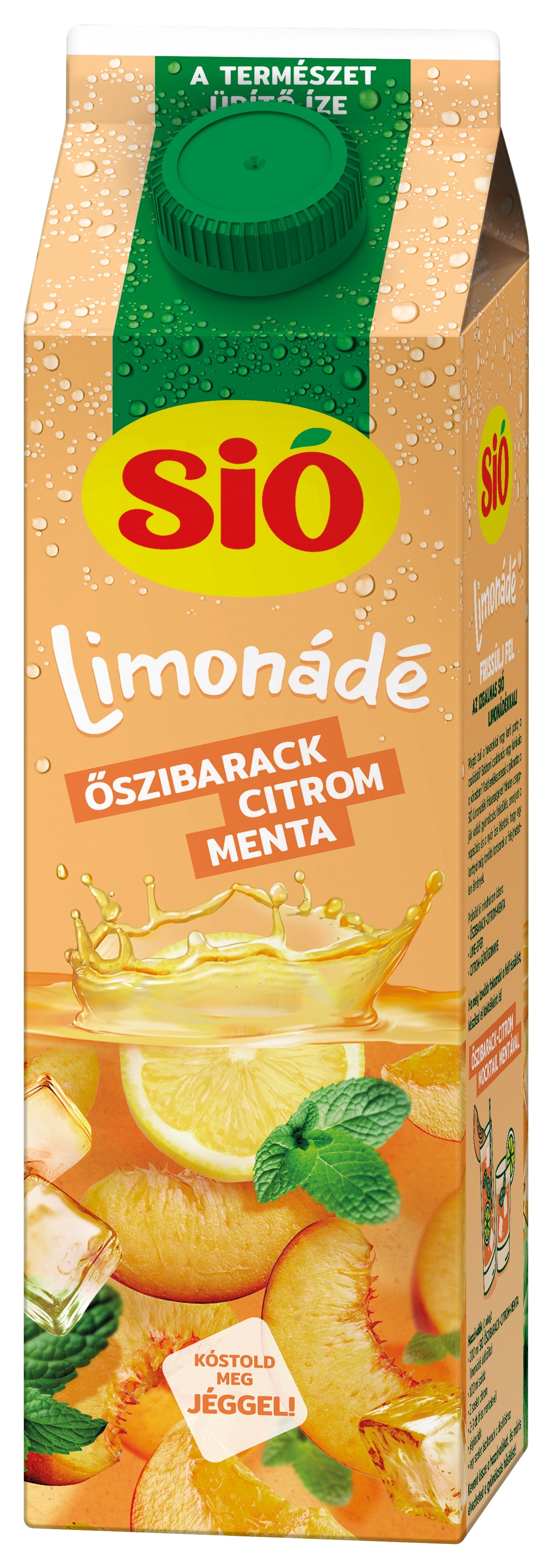 SIÓ Limonádé Őszibarack-Citrom-Menta 6%