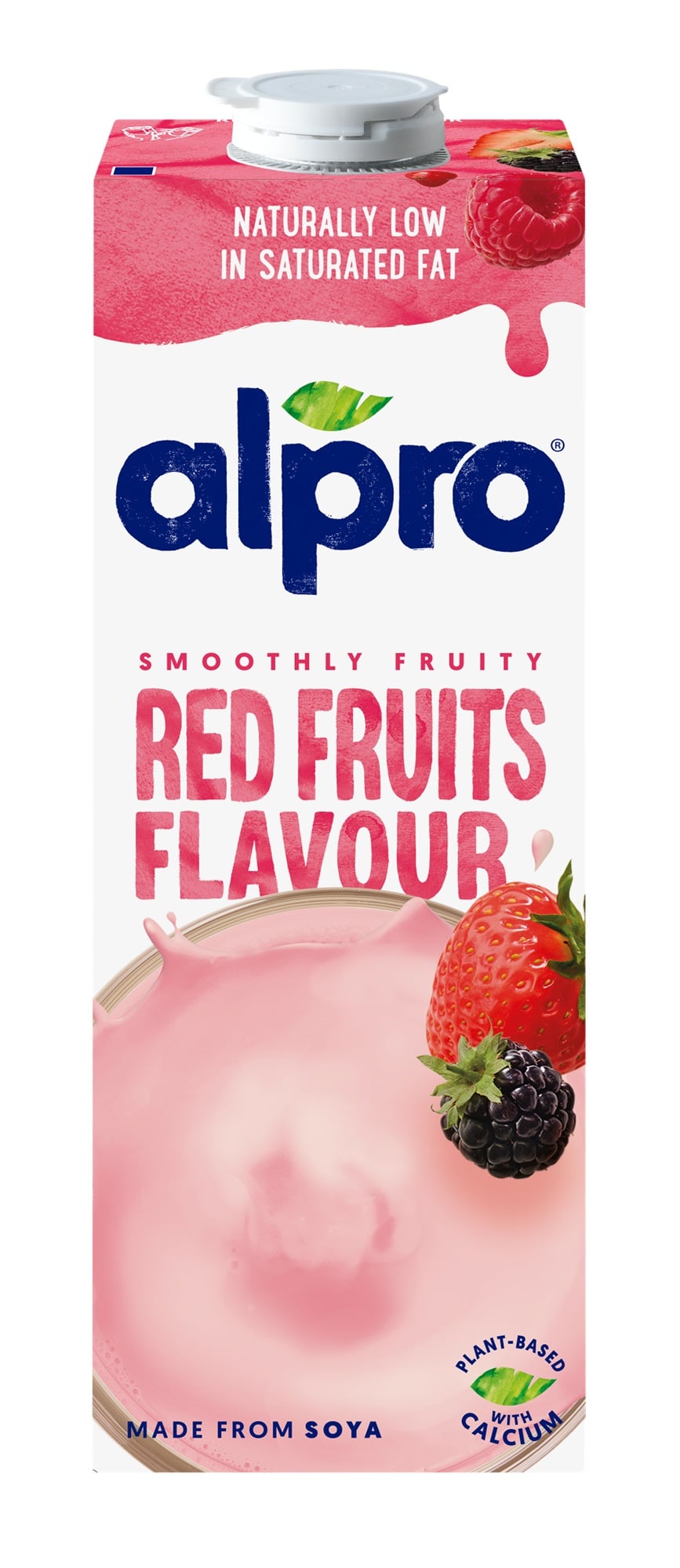 Alpro pirosgyümölcsös szójaital