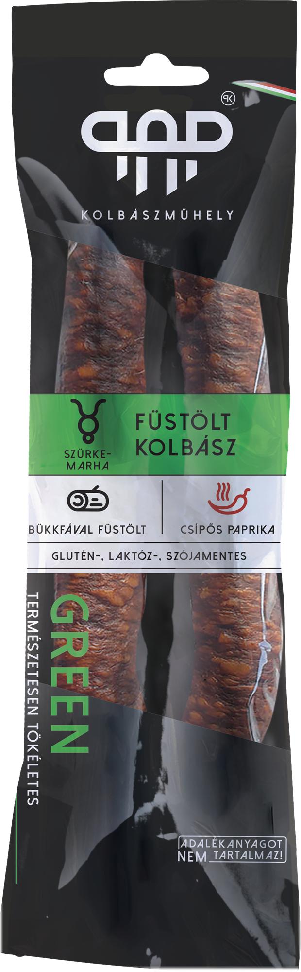 Pap Kolbászműhely, Green szürkemarha paprikás füstölt kolbász
