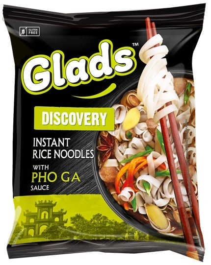 GLADS Rizstésztaleves Pho Ga-szósszal és szárított zöldségekkel
