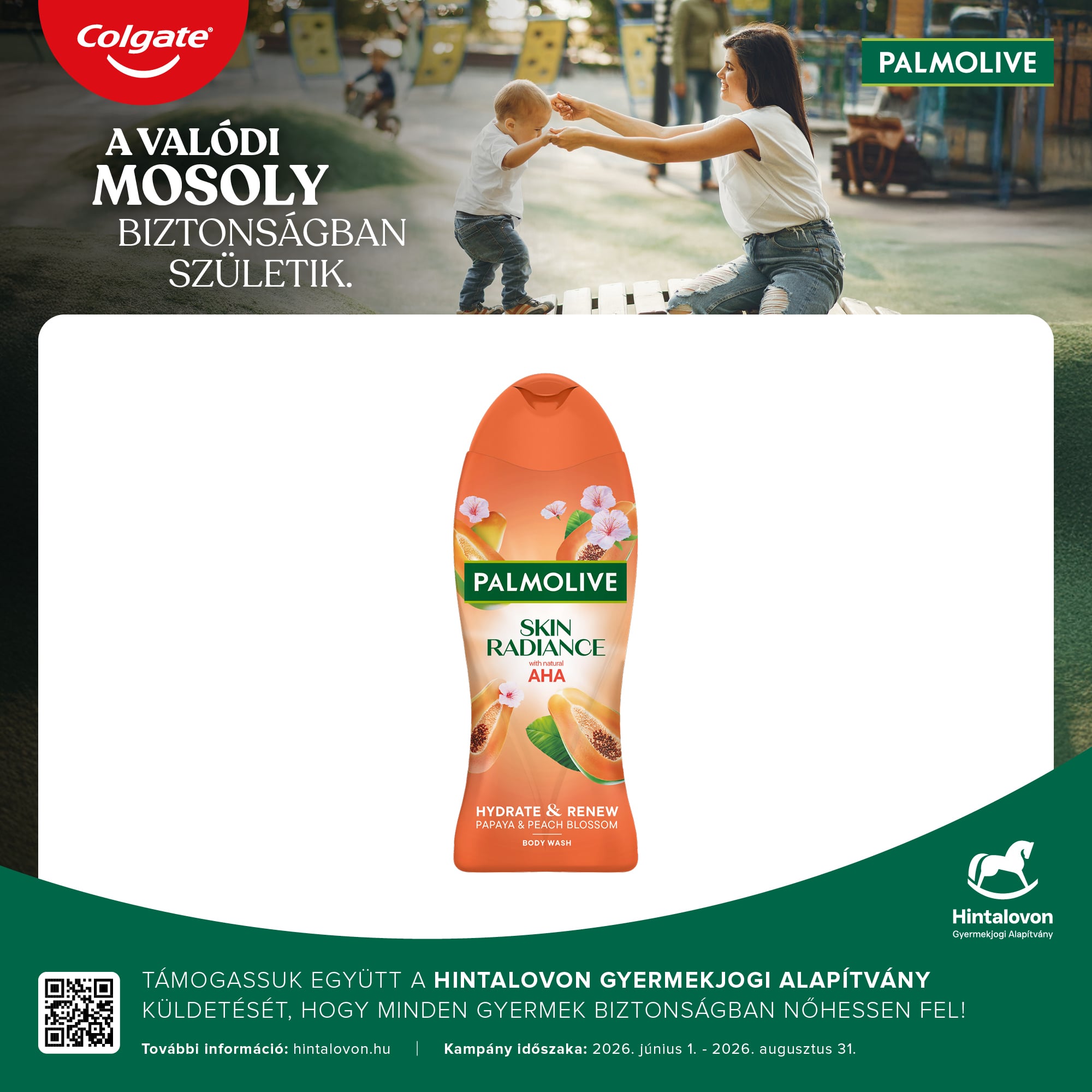Palmolive Skin Radiance AHA Papaya & Peach tusfürdő