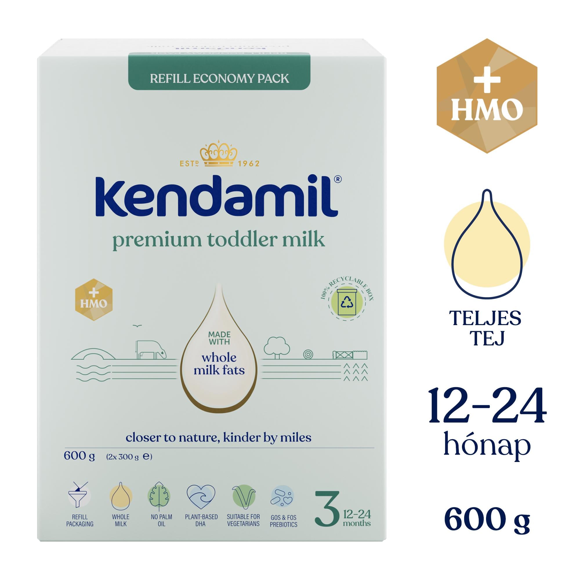 Kendamil PREMIUM Box 3 tehéntej alapú ital kisgyermekek részére 12 hónapos kortól
